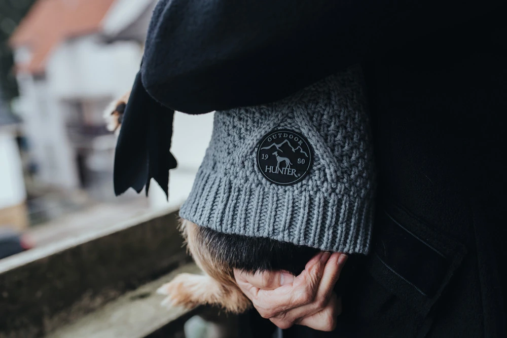 Hunter Malmø pullover strik grå str. 45